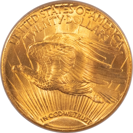$20 1928 $20 ST GAUDENS GOLD DOUBLE EAGLE – PCGS MS-66, LUSTROUS & NICE!