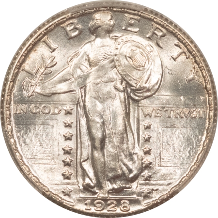 New Certified Coins 1928 STANDING LIBERTY QUARTER – PCGS MS-64, BLAST WHITE! PREMIUM QUALITY!