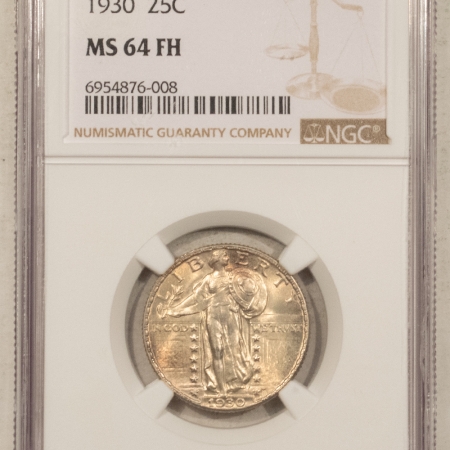 New Certified Coins 1930 STANDING LIBERTY QUARTER – NGC MS-64 FH, FRESH & PREMIUM QUALITY!