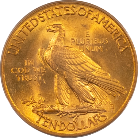 $10 1932 $10 INDIAN GOLD EAGLE – PCGS MS-64, OLD GREEN HOLDER, PREMIUM QUALITY!