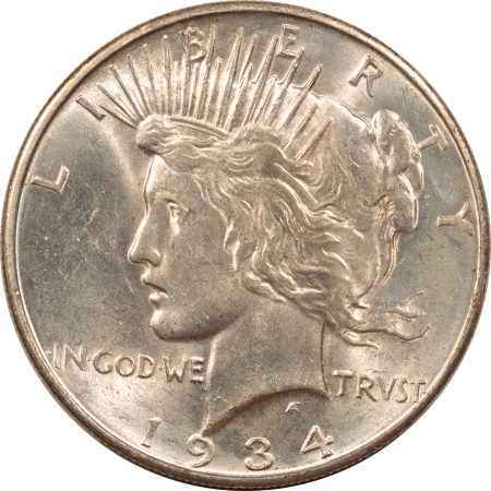 New Store Items 1934-D PEACE DOLLAR – UNCIRCULATED & FLASHY