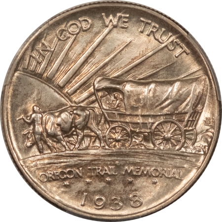 New Certified Coins 1938-D OREGON COMMEMORATIVE HALF DOLLAR – PCGS MS-66, FRESH ORIGINAL