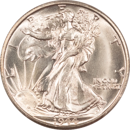 New Certified Coins 1944-S WALKING LIBERTY HALF DOLLAR – PCGS MS-64, GEM QUALITY! PREMIUM QUALITY!