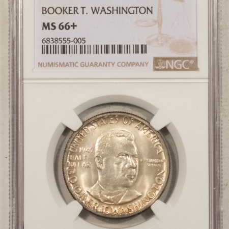 New Certified Coins 1947 BOOKER T WASHINGTON COMMEMORATIVE HALF DOLLAR – NGC MS-66+ PQ!