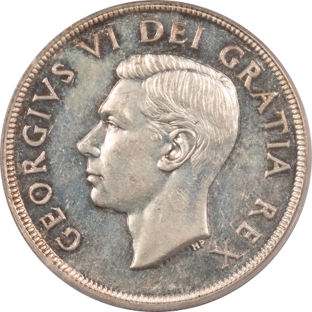New Certified Coins KEY-DATE 1948 CANADA SILVER DOLLAR, PCGS AU-58, PL, FRESH & LOOKS CHOICE BU!