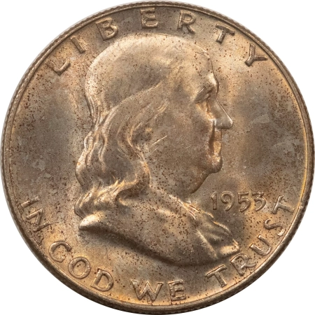 New Store Items 1953-D FRANKLIN HALF DOLLAR, GEM UNCIRCULATED W/FULL BELL LINES!