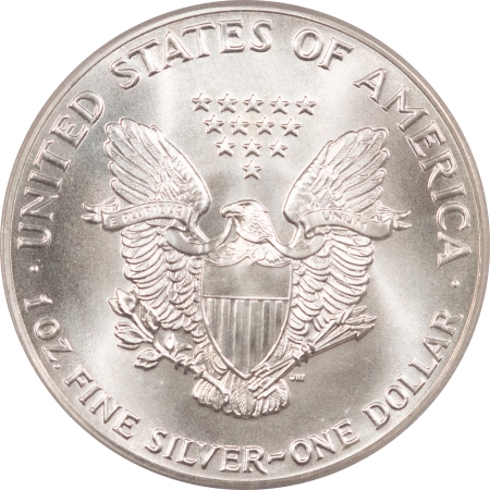 American Silver Eagles 1986 $1 AMERICAN SILVER EAGLE, 1 OZ – ICG MS-69