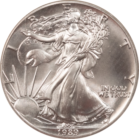 American Silver Eagles 1989 $1 AMERICAN SILVER EAGLE, 1 OZ – NGC MS-69