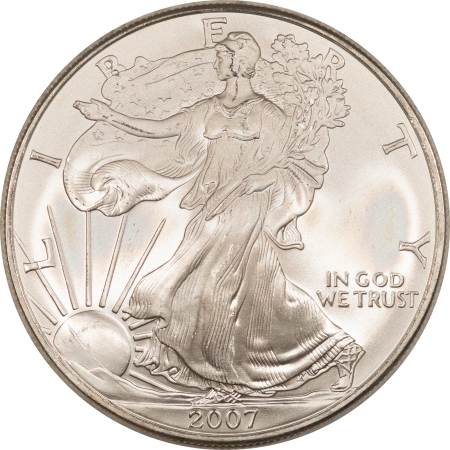 Bullion 2007 $1 AMERICAN SILVER EAGLE, 1 OZ, .999 – UNCIRCULATED!