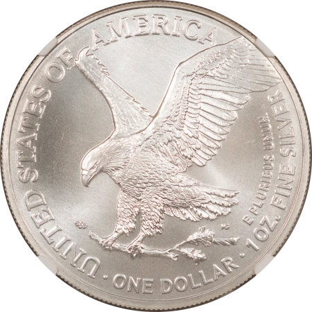American Silver Eagles 2021 $1 AMERICAN SILVER EAGLE, 1 OZ – NGC MS-70, EAGLE LANDING T-2
