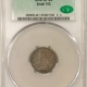 Liberty Seated Dimes 1857 LIBERTY SEATED DIME – NGC MS-64, BLAST WHITE & LUSTROUS!