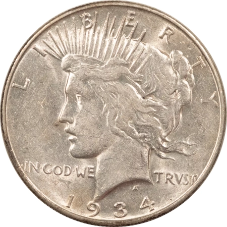 Peace Dollars 1934-D PEACE DOLLAR – WHITE HIGH GRADE EXAMPLE