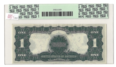 Large Silver Certificates 1899 $1 SILVER CERTIFICATE, FR-235, ELLIOTT-WHITE, PCGS CURRENCY CH AU-55 EPQ
