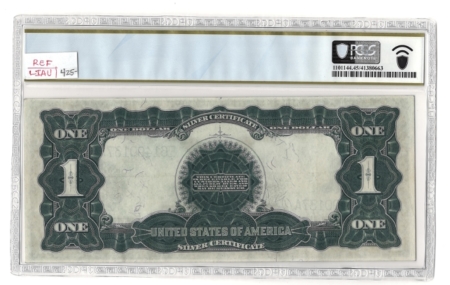 Large Silver Certificates 1899 $1 SILVER CERTIFICATE, BLACK EAGLE, FR-235, ELLIOTT-WHITE, PCGS CHOICE XF45