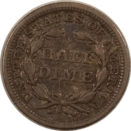 Liberty Seated Half Dimes 1845 RPD SEATED LIBERTY HALF DIME, FS-H10, 1845-302 – HIGH GRADE CIRC EXAMPLE!