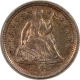 New Store Items 1849 SEATED LIBERTY HALF DIME – HIGH GRADE EXAMPLE