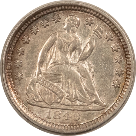 New Store Items 1849 SEATED LIBERTY HALF DIME – HIGH GRADE EXAMPLE