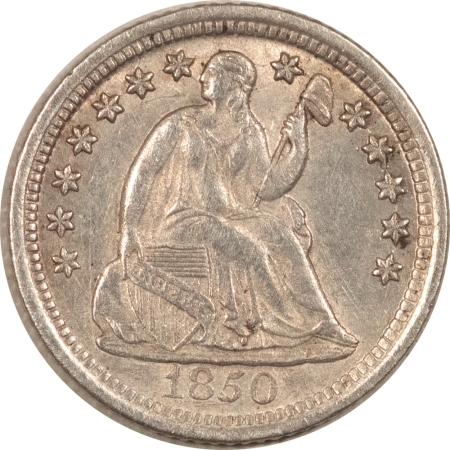 New Store Items 1850-O SEATED LIBERTY HALF DIME – AU+ DETAILS BUT LIGHTLY CLEANED!