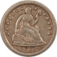 New Store Items 1851-O SEATED LIBERTY HALF DIME – HIGH GRADE CIRCULATED EXAMPLE!