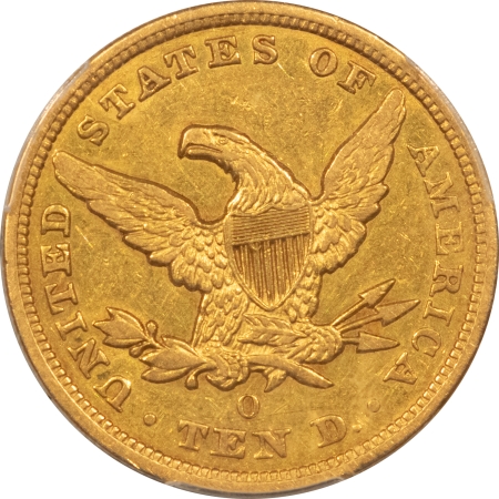 $10 1851-O $10 LIBERTY GOLD EAGLE – PCGS AU-50