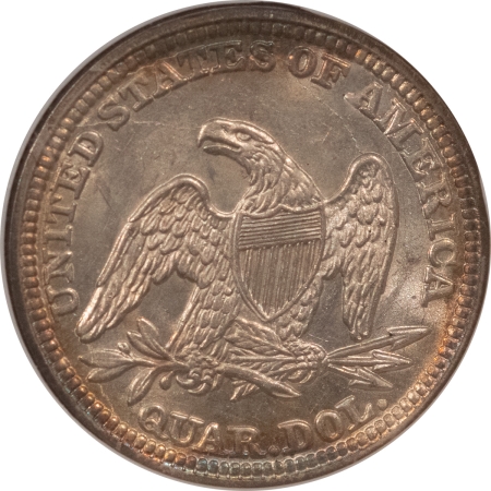 Liberty Seated Quarters 1854 SEATED LIBERTY QUARTER, ARROWS – NGC MS-64, FRESH ORIGINAL, TOUGH DATE!