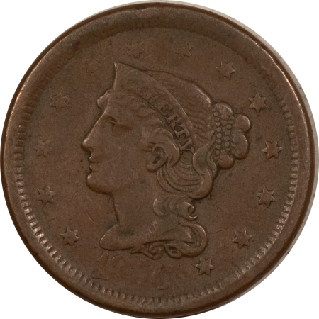 Braided Hair Large Cents 1856 BRAIDED HAIR LARGE CENT – DECENT CIRCULATED