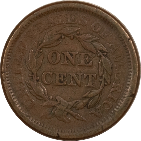 Braided Hair Large Cents 1856 BRAIDED HAIR LARGE CENT – DECENT CIRCULATED