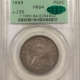 New Store Items 1859 PATTERN 50c, J-245, SILVER, LIBERTY HALF DOLLAR, PCGS PR-64, EAGLE REVERSE