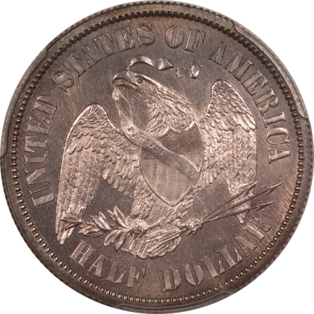 New Store Items 1859 PATTERN 50c, J-245, SILVER, LIBERTY HALF DOLLAR, PCGS PR-64, EAGLE REVERSE