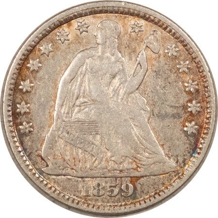 New Store Items 1859 SEATED LIBERTY HALF DIME – PLEASING CIRCULATED EXAMPLE!