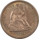 Liberty Seated Half Dimes 1862 SEATED LIBERTY HALF DIME – HIGH GRADE EXAMPLE!