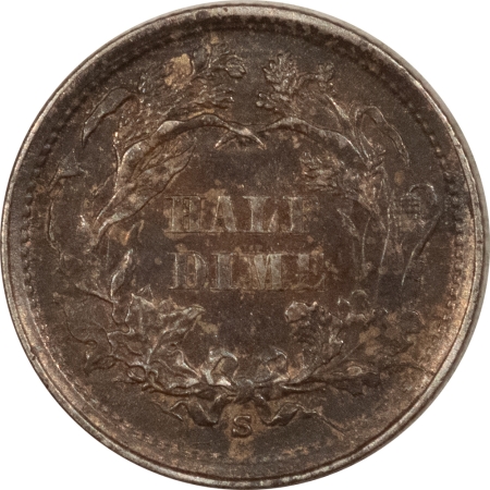 New Store Items 1868-S SEATED LIBERTY HALF DIME – HIGH GRADE EXAMPLE!