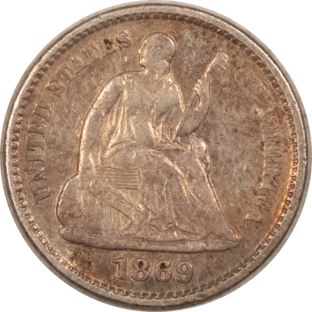 Liberty Seated Half Dimes 1869 SEATED LIBERTY HALF DIME – HIGH GRADE CIRCULATED EXAMPLE!