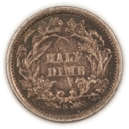 New Store Items 1873-S SEATED LIBERTY HALF DIME – HIGH GRADE CIRCULATED EXAMPLE!