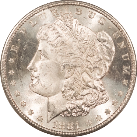 Morgan Dollars 1881-S $1 MORGAN DOLLAR – PCGS MS-65 BLAST WHITE