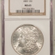 Morgan Dollars 1881-S MORGAN DOLLAR NGC MS-65+ CAC APPROVED, PREMIUM QUALITY LOOKS 66!