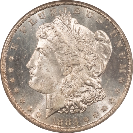 Morgan Dollars 1883-CC $1 MORGAN DOLLAR – PCGS MS-64 DMPL, OLD GREEN HOLDER, PQ! CARSON CITY!