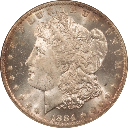 Morgan Dollars 1884-O $1 MORGAN DOLLAR NGC MS-64 PL, PROOFLIKE FATTIE, PRETTY, PREMIUM QUALITY!