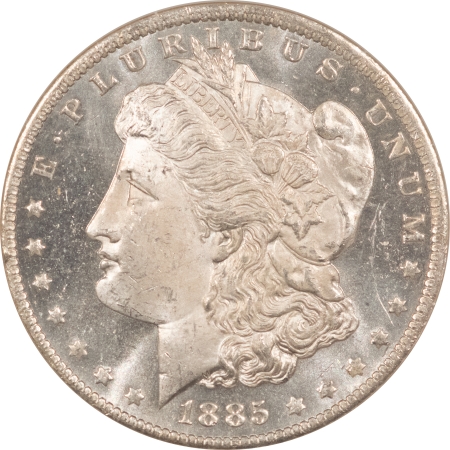 Morgan Dollars 1885-O $1 MORGAN DOLLAR – NGC MS-63 DPL, DEEP MIRROR PROOFLIKE, CHOICE & DEEP!