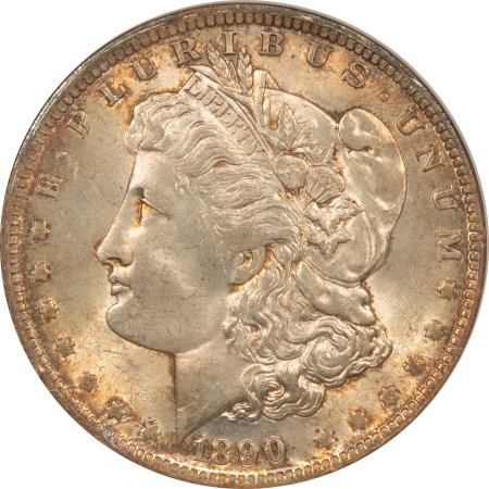 Morgan Dollars 1890-O $1 MORGAN DOLLAR – NGC MS-63, CHOICE AND PRETTY!