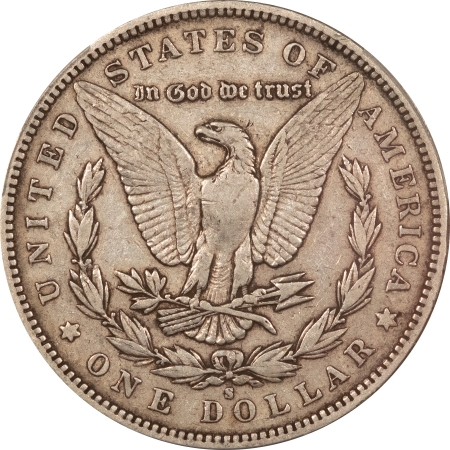 Morgan Dollars 1892-S $1 MORGAN DOLLAR – PCGS VF-25, LOOKS 30+, PREMIUM QUALITY!