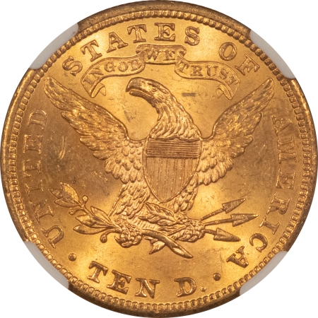 $10 1901 $10 LIBERTY GOLD EAGLE – NGC MS-64, LUSTROUS!