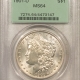 Morgan Dollars 1890-O $1 MORGAN DOLLAR – NGC MS-63, CHOICE AND PRETTY!