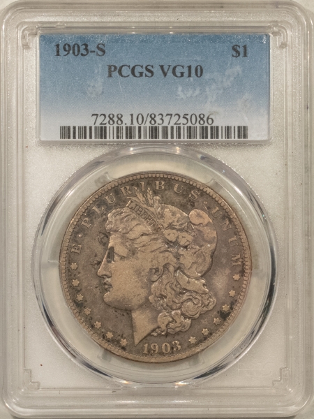 Morgan Dollars 1903-S $1 MORGAN DOLLAR – PCGS VG-10