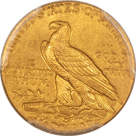 $2.50 1909 $2.50 INDIAN GOLD QUARTER EAGLE – PCGS MS-62, TOUGH LOW MINTAGE DATE!