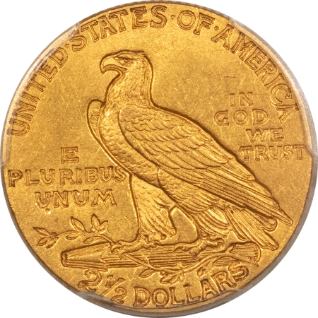 $2.50 1909 $2.50 INDIAN GOLD QUARTER EAGLE – PCGS MS-62, TOUGH LOW MINTAGE DATE!