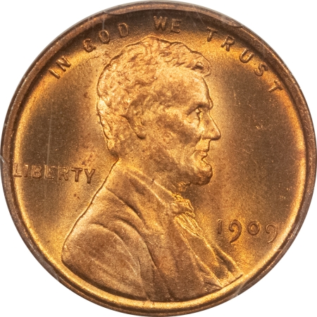 Lincoln Cents (Wheat) 1909 VDB LINCOLN CENT – PCGS MS-67 RD, SUPERB!