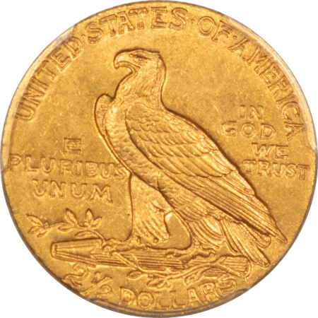 $2.50 1910 $2.50 INDIAN GOLD QUARTER EAGLE – PCGS MS-62