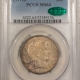 Barber Halves 1908-D BARBER HALF DOLLAR – PCGS AU-58, SUPER NICE & CAC APPROVED!