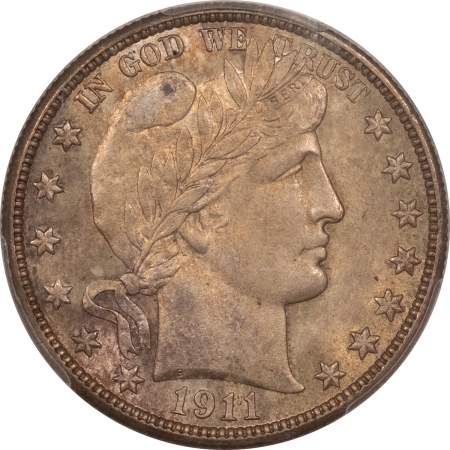 Barber Halves 1911-D BARBER HALF DOLLAR – PCGS MS-64, CAC APPROVED!